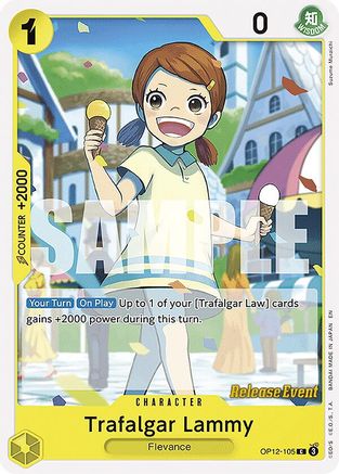Trafalgar Lammy (OP12-105) - Legacy of the Master Release Event Cards