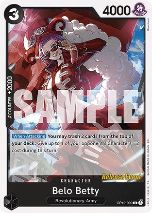 Belo Betty (OP12-090) - Legacy of the Master Release Event Cards