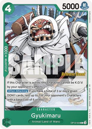 Gyukimaru (OP12-024) - Legacy of the Master Release Event Cards