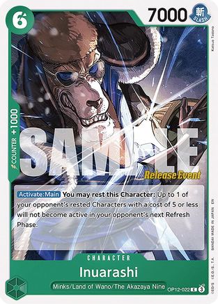 Inuarashi (OP12-022) - Legacy of the Master Release Event Cards