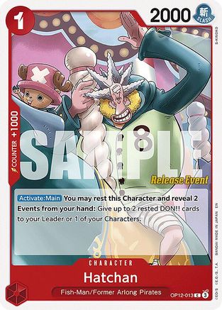 Hatchan (OP12-013) - Legacy of the Master Release Event Cards