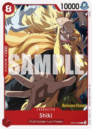 Shiki (OP12-005) - Legacy of the Master Release Event Cards