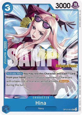 Hina (OP12-051) - Legacy of the Master Release Event Cards