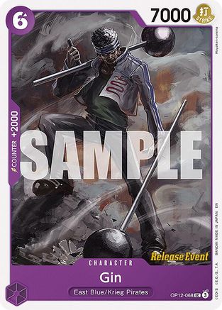 Gin (OP12-068) - Legacy of the Master Release Event Cards