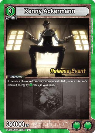 Kenny Ackermann (035) (UE10BT/AOT-1-035) - UE10BT Attack on Titan Release Event Cards