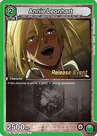 Annie Leonhart (052) (UE10BT/AOT-1-052) - UE10BT Attack on Titan Release Event Cards