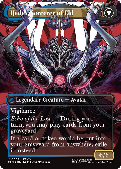 Emet-Selch, Unsundered // Hades, Sorcerer of Eld (FIN-539) - FINAL FANTASY (Borderless) Foil