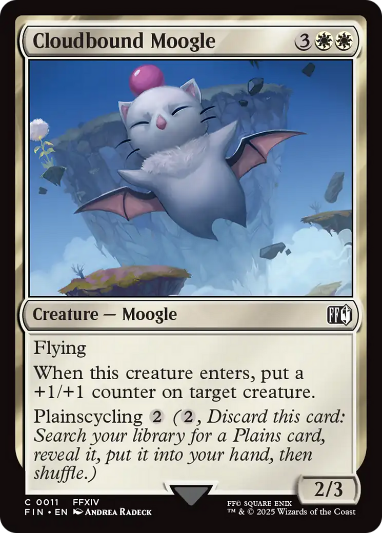 Cloudbound Moogle (FIN-011) - FINAL FANTASY