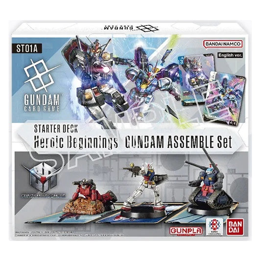 GUNDAM CG ST-01A GUNDAM ASSEMBLE/HEROIC BEGINNINGS STARTER SET