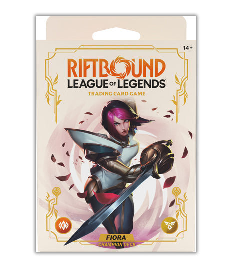 RIFTBOUND LEAGUE OF LEGENDS TCG SPIRITFORGED CHAMPION DECK FIORA  [PRE-ORDER] [Expected Release Date: FEB 15, 2026]
