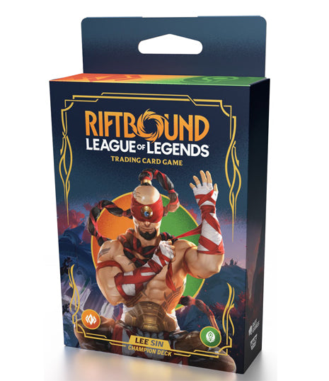 RIFTBOUND LEAGUE OF LEGENDS TCG ORIGINS CHAMPION DECK LEE SIN  [PRE-ORDER] [Expected Release Date: Oct 30, 2025]