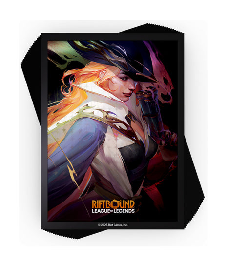 RIFTBOUND LEAGUE OF LEGENDS TCG ORIGINS ART SLEEVES MISS FORTUNE 100CT [PRE-ORDER] [Expected Release Date: Oct 15, 2025]