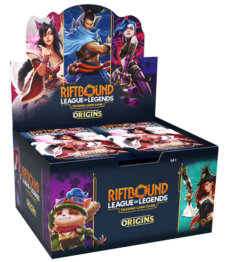 RIFTBOUND LEAGUE OF LEGENDS TCG ORIGINS BOOSTER BOX  [PRE-ORDER] [Expected Release Date: Oct 15, 2025]