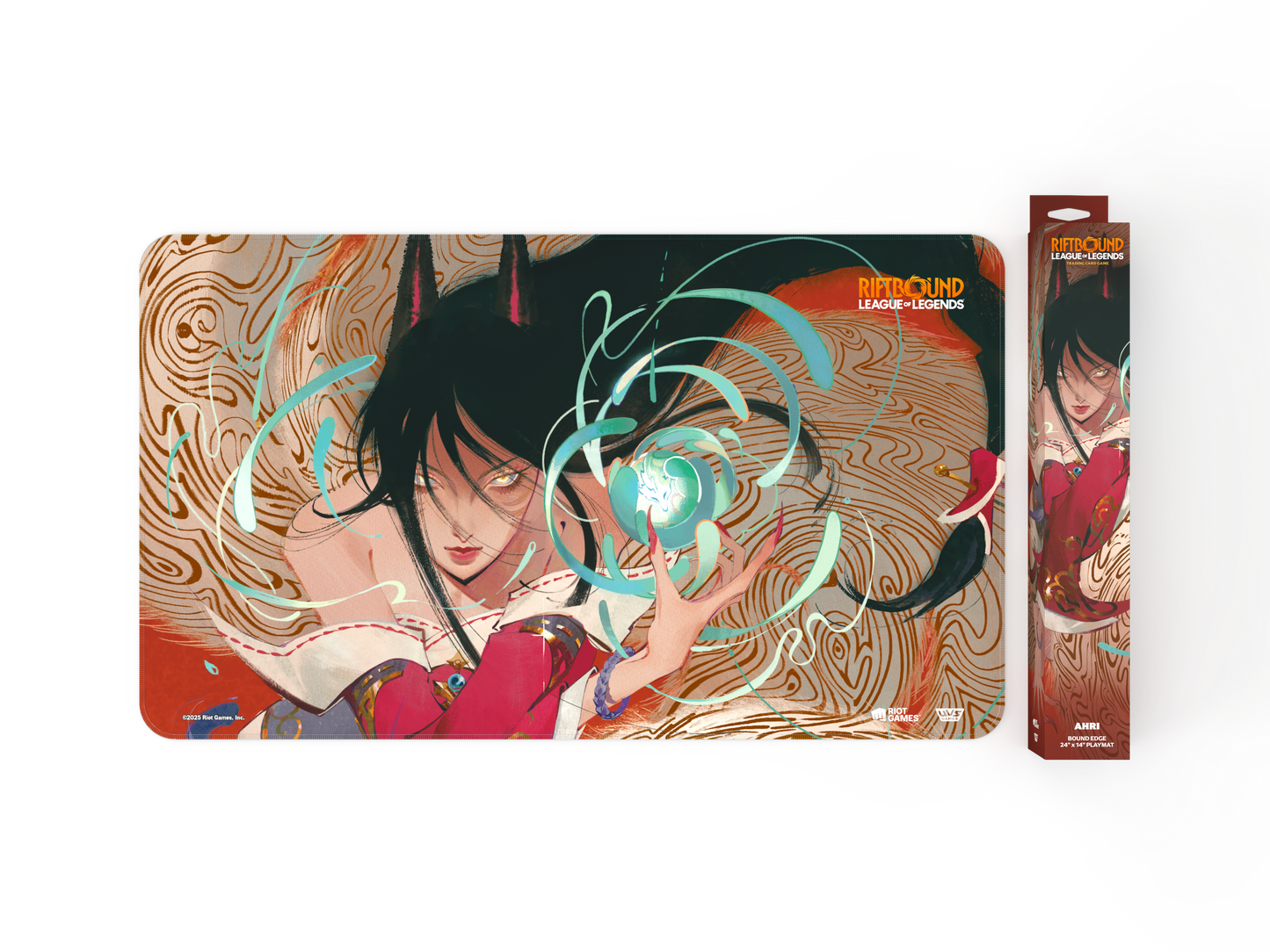 RIFTBOUND LEAGUE OF LEGENDS TCG ORIGINS PLAYMAT AHRI [PRE-ORDER] [Expected Release Date: Oct 15, 2025]