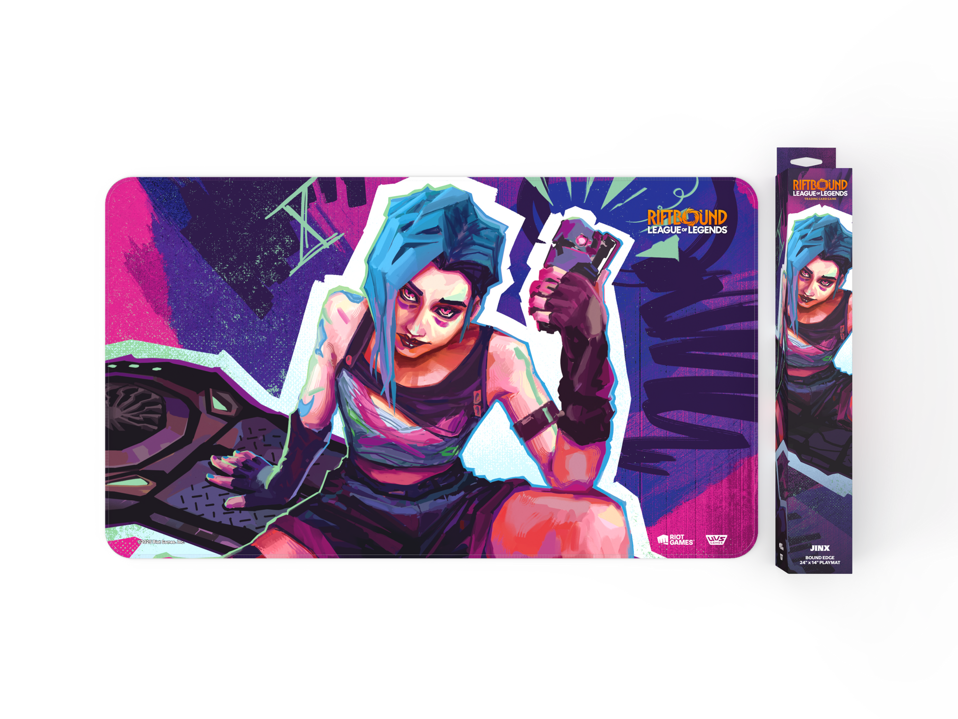 RIFTBOUND LEAGUE OF LEGENDS TCG ORIGINS PLAYMAT JINX [PRE-ORDER] [Expected Release Date: Oct 15, 2025]