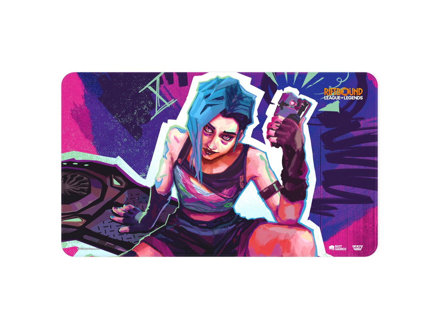 RIFTBOUND LEAGUE OF LEGENDS TCG ORIGINS PLAYMAT JINX [PRE-ORDER] [Expected Release Date: Oct 15, 2025]
