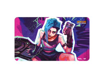RIFTBOUND LEAGUE OF LEGENDS TCG ORIGINS PLAYMAT JINX [PRE-ORDER] [Expected Release Date: Oct 15, 2025]