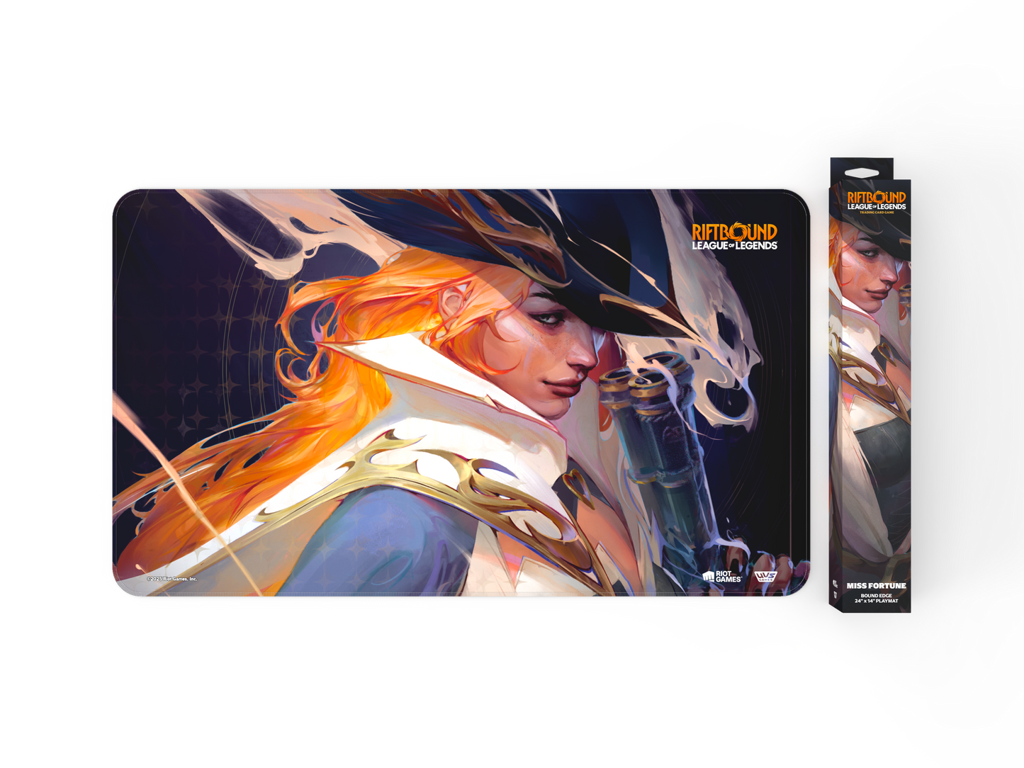 RIFTBOUND LEAGUE OF LEGENDS TCG ORIGINS PLAYMAT MISS FORTUNE [PRE-ORDER] [Expected Release Date: Oct 15, 2025]