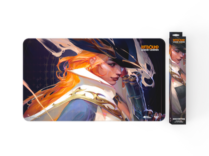 RIFTBOUND LEAGUE OF LEGENDS TCG ORIGINS PLAYMAT MISS FORTUNE [PRE-ORDER] [Expected Release Date: Oct 15, 2025]