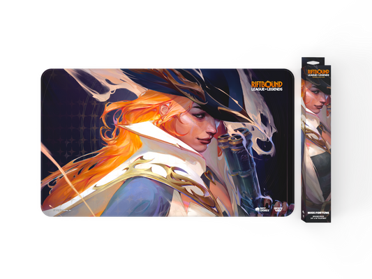 RIFTBOUND LEAGUE OF LEGENDS TCG ORIGINS PLAYMAT MISS FORTUNE [PRE-ORDER] [Expected Release Date: Oct 15, 2025]