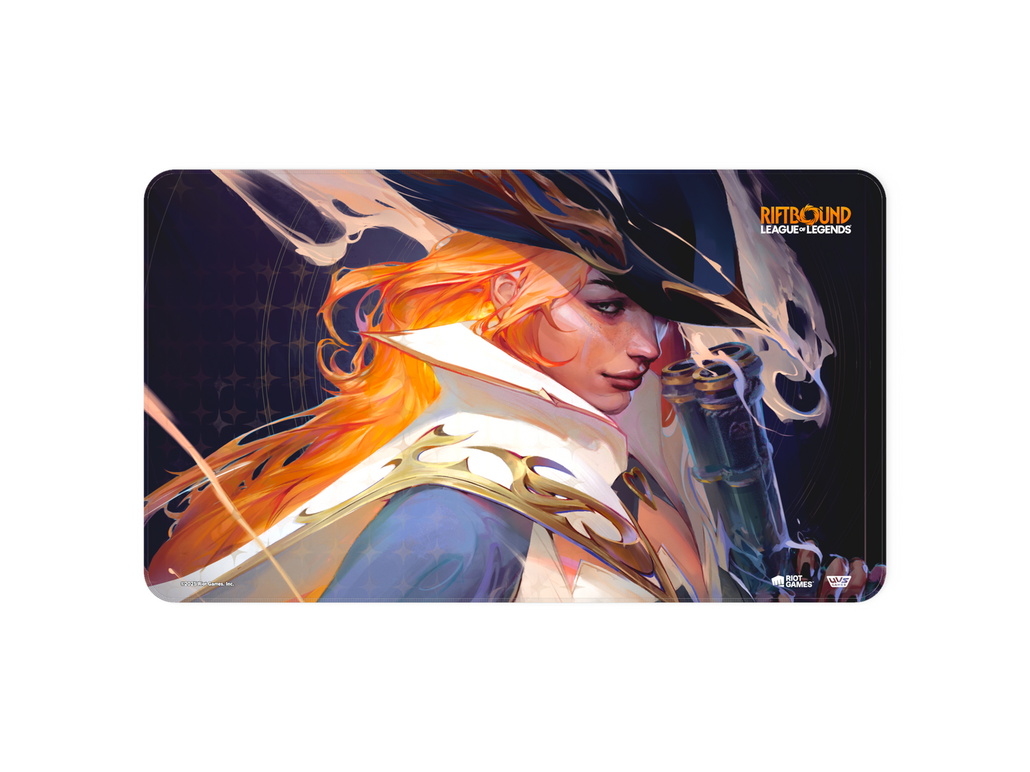 RIFTBOUND LEAGUE OF LEGENDS TCG ORIGINS PLAYMAT MISS FORTUNE [PRE-ORDER] [Expected Release Date: Oct 15, 2025]