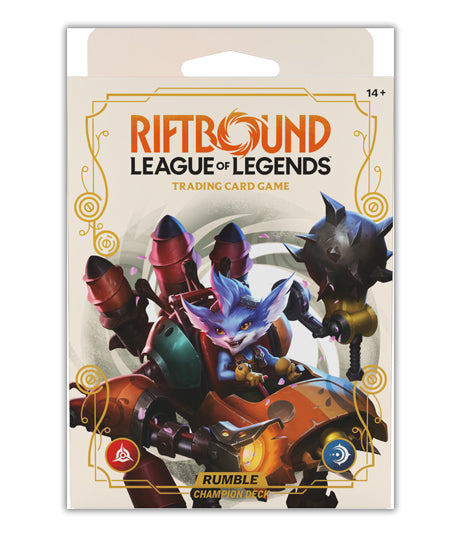 RIFTBOUND LEAGUE OF LEGENDS TCG SPIRITFORGED CHAMPION DECK RUMBLE [PRE-ORDER] [Expected Release Date: FEB 15, 2026]
