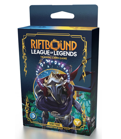 RIFTBOUND LEAGUE OF LEGENDS TCG ORIGINS CHAMPION DECK VIKTOR  [PRE-ORDER] [Expected Release Date: Oct 30, 2025]