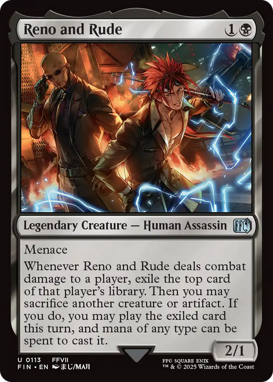 Reno and Rude (FIN-113) - FINAL FANTASY Foil
