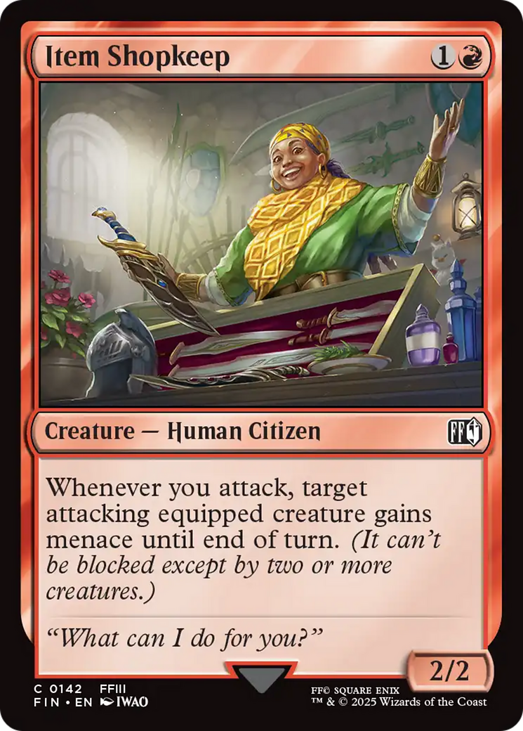 Item Shopkeep (FIN-142) - FINAL FANTASY Foil