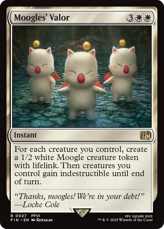 Moogles' Valor (FIN-027) - FINAL FANTASY