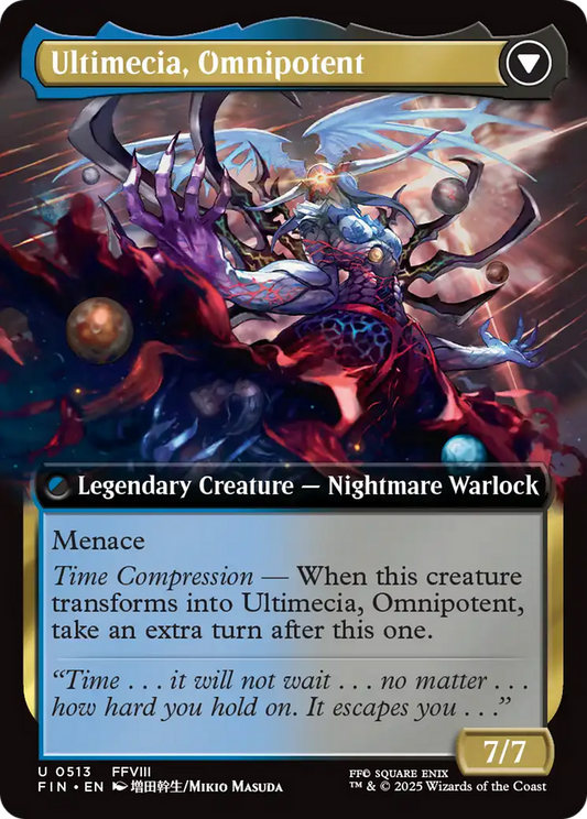 Ultimecia, Time Sorceress // Ultimecia, Omnipotent (FIN-513) - FINAL FANTASY: (Extended Art)