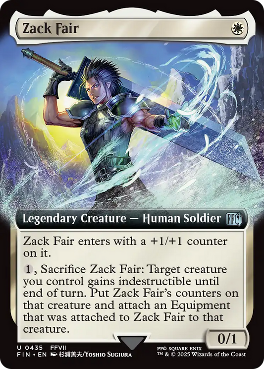 Zack Fair (Extended Art) (FIN-435) - FINAL FANTASY: (Extended Art)