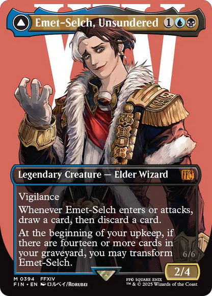 Emet-Selch, Unsundered (Borderless) (FIN-394) - FINAL FANTASY (Borderless) Foil